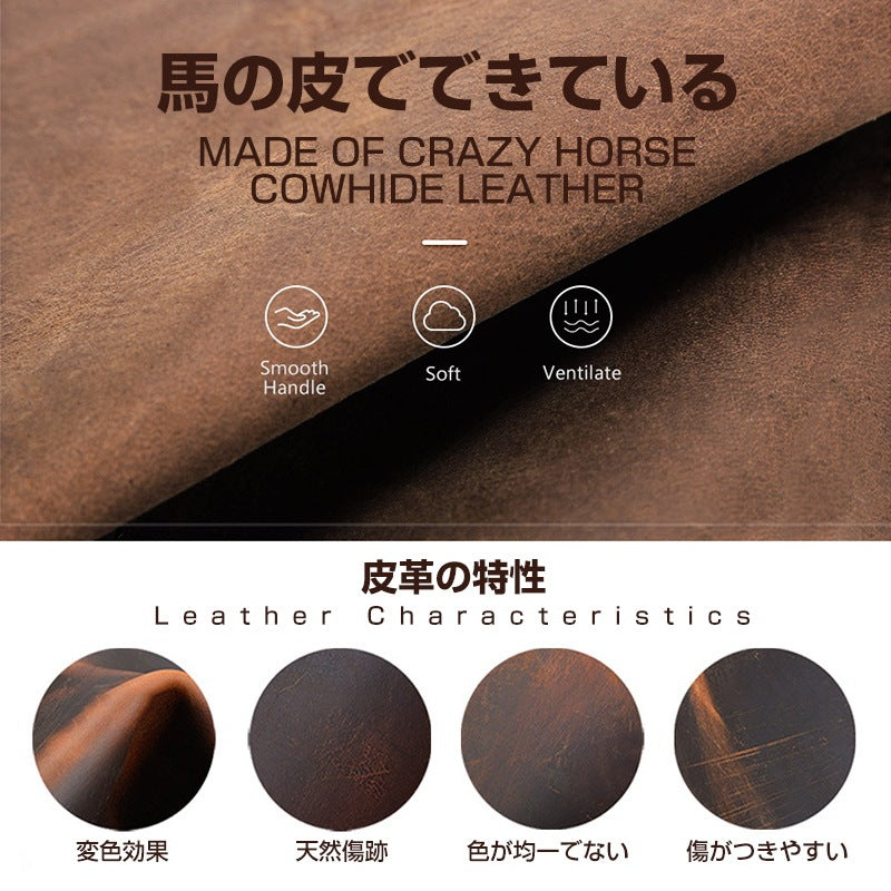 本革子犬リード手作り第一層両面牛革犬バックルポータブルペット犬のリード犬 リード 本革 肩掛けリード ショルダーリード おすすめ 多機能リード ハンズフリー 犬 リード2cm*113.5cm 長い