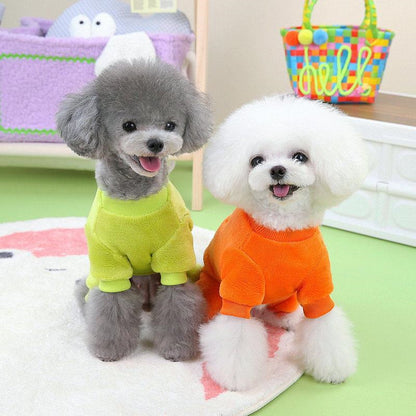 大人の魅力 犬服 ペットウェア 犬の服 厚手 Dカン付き ペット服 長袖トレーナー ペット用品 可愛い 暖かい 秋冬春 裏ボア 防寒 モコモコ ふわふわ 散歩