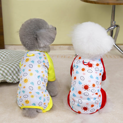 猫 犬 洋服 犬服 ペット服 大中小型犬 ペット用品 犬/猫用 犬の服 ペットウエア 小型犬 中型犬 通気 可愛い ドッグウェア トレーナー 犬 服 ワンピース サロペット ビションフリーゼ 犬猫服