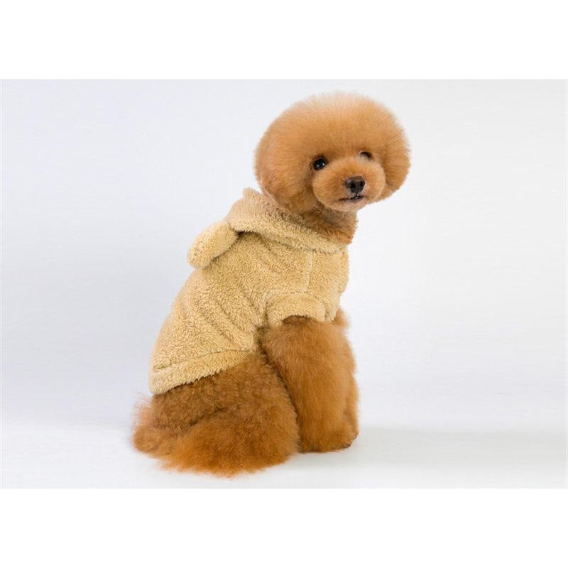 大人の魅力 犬服 ペットウェア 犬の服 厚手 パーカー ペット服 ドッグウェア ペット用品 可愛い 暖かい 秋冬春 裏ボア 防寒 モコモコ ふわふわ 散歩