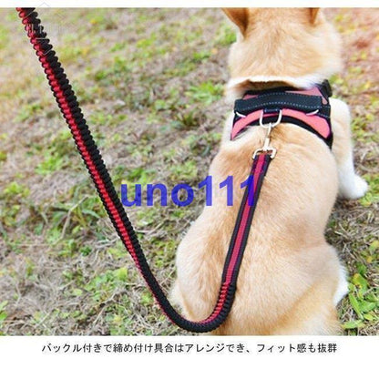 ペット用 ハーネス リード ２点セット 胴輪 犬服 シンプル 小型犬 中型犬 大型犬 ペット服 お洒落 ドッグウェア かっこいい