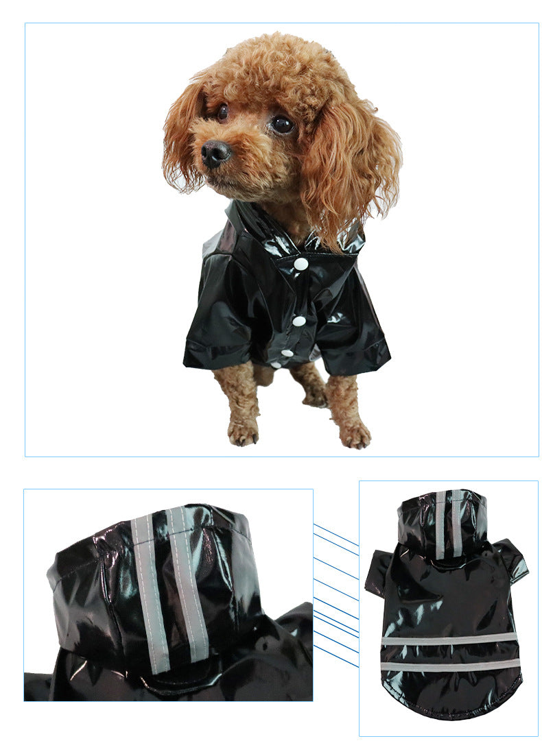 人気ペットマッキントッシュ反射帯犬マッキントッシュ厚手防水小型犬中型犬