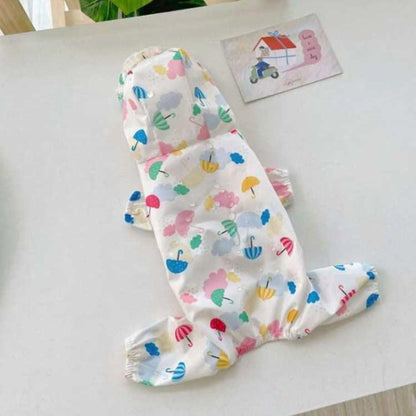 犬服 ドッグウエア 犬用 レインコート 雨具 小型犬 中型犬 レインウェア 帽子付き 可愛い ペット服 新作 トレンド 梅雨対策 レインポンチョ お散歩 お出かけ 雨具