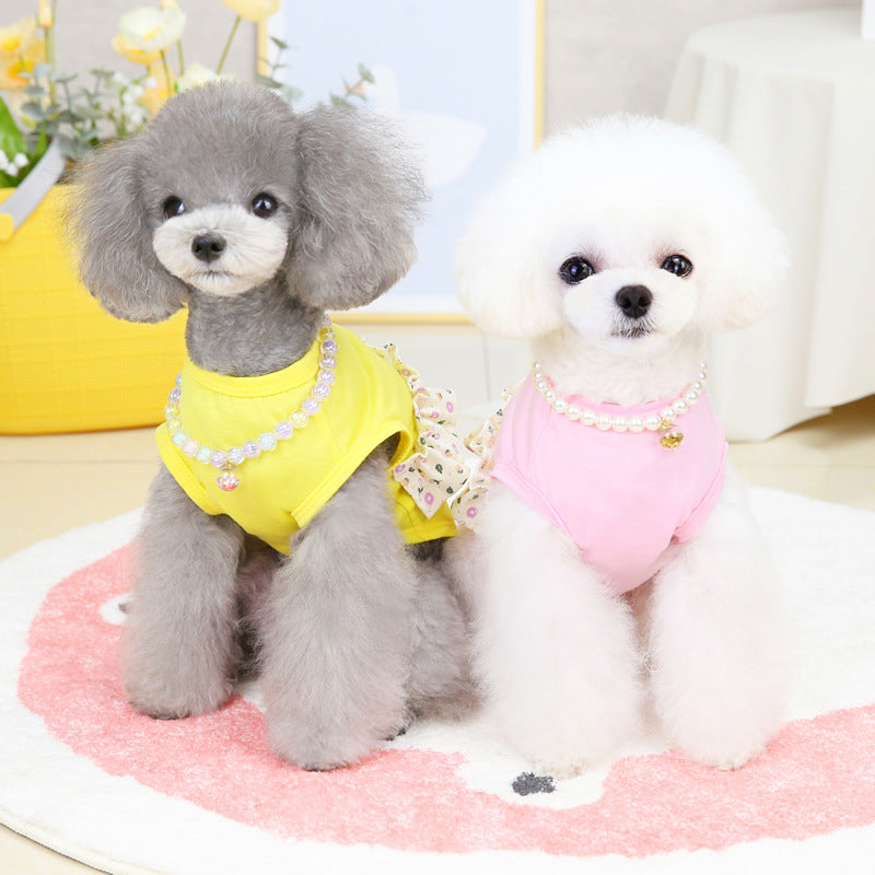 猫 犬 洋服 犬服 ペット服 大中小型犬 ペット用品 犬/猫用 犬の服 ペットウエア 小型犬 中型犬 通気 可愛い ドッグウェア トレーナー 犬 服 ワンピース サロペット ビションフリーゼ 犬猫服