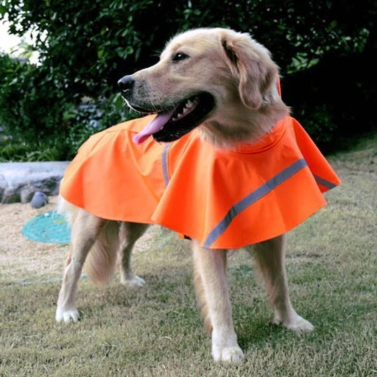 ペット レインコート 犬用 雨具 防水 ポンチョ 小型犬 ペットウェア かわいい 雨天対策 ポケット反射テープ付き 中型犬 大型犬 梅雨 散歩 雨具