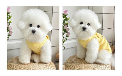 犬服2025 ペットウェア 新作ペット犬猫服テディビションプードルリーシャブルワッフルベスト