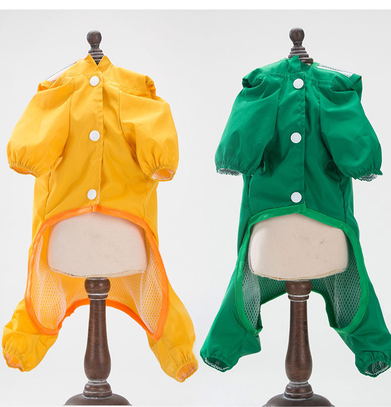 ペット服 犬 レインコート 防水 ポンチョ ペット 雨の日 服