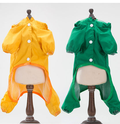 ペット服 犬 レインコート 防水 ポンチョ ペット 雨の日 服