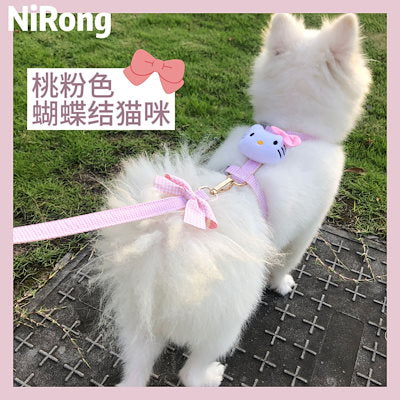 <a href="https://www.qoo10.jp/gmkt.inc/Search/brand.aspx?brandno=558" target="_blank" class="title_brand" id="btn_brand" title="サンリオ">サンリオ</a>サンリオ【極速出荷】【無料限定】犬牽引ロープ猫ロープかわいいベスト胸ストラップ犬ロープ犬チェーン脱出防止中小型犬