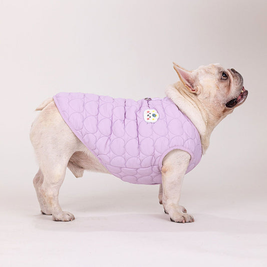 人気ペット服 犬の服 ペットの服 秋冬 ブルドッグモデル ブルドッグ 4色 コットンベスト