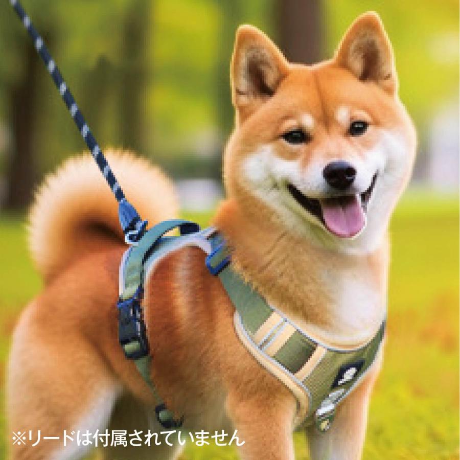 ハーネス かわいい 反射 小型犬 ドッグハーネス 大型犬 4サイズ dog-harness ベスト 中型犬 夜 ベスト型 犬用ハーネス 犬