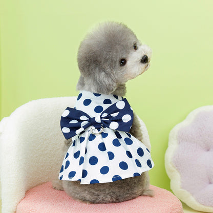 【新作犬猫服 登場】 犬服 ペット服 犬 洋服 ペット猫犬服夏薄型ペット服スカートリーシュスカート