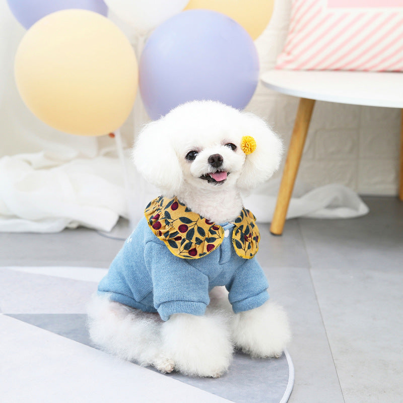 猫 犬 洋服 犬服 ペット服 大中小型犬 ペット用品 犬/猫用 犬の服 ペットウエア 小型犬 中型犬 通気 可愛い ドッグウェア トレーナー 犬 服 ワンピース サロペット ビションフリーゼ 犬猫服
