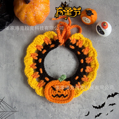 ねこ/犬用品 首輪マフラー サンタマフラー ハロウィンギフト プレゼント お祝い 大人気 着脱簡単 可愛い 散歩 旅行 撮影用 ペット服 記念撮影 INS tiktok かわいい ペット用品 ペット