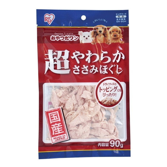 <a href="https://www.qoo10.jp/gmkt.inc/Search/brand.aspx?brandno=49458" target="_blank" class="title_brand" id="btn_brand" title="アイリスオーヤマ">アイリスオーヤマ</a>SR-90H 超やわらかささみほぐし 90g
