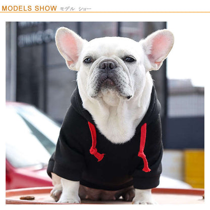 メガ割 無中型チェック薄ドッグウエパーカ大型フード付猫犬XS-6スウェッお散小型おしゃ可愛大きいサイ小さいサイズ
