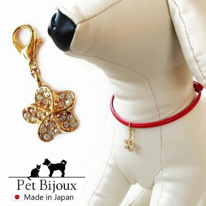 <a href="https://www.qoo10.jp/gmkt.inc/Search/brand.aspx?brandno=121124" target="_blank" class="title_brand" id="btn_brand" title="MELODY ACCESSORY">MELODY ACCESSORY</a>K18GP 送料無料 ペットアクセサリー 犬用 ネックレス ハワジュ フラワー ドッグアクセサリー 首輪 チョーカー 犬 猫 ペット 小型犬 中型犬 かわいい おしゃれ ト