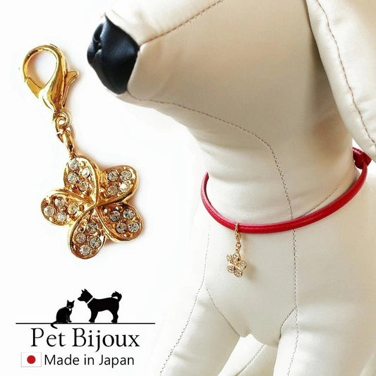 <a href="https://www.qoo10.jp/gmkt.inc/Search/brand.aspx?brandno=121124" target="_blank" class="title_brand" id="btn_brand" title="MELODY ACCESSORY">MELODY ACCESSORY</a>K18GP 送料無料 ペットアクセサリー 犬用 ネックレス ハワジュ フラワー ドッグアクセサリー 首輪 チョーカー 犬 猫 ペット 小型犬 中型犬 かわいい おしゃれ ト