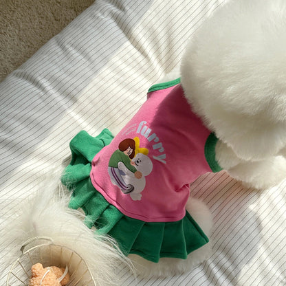 [犬 服]犬 洋服 ins人気商品 ペット 猫 犬 服 夏 薄手 小型犬 子猫 春夏服 かわいい サスペンダー