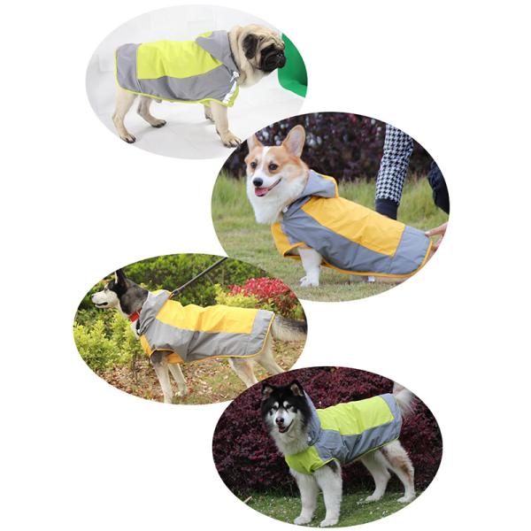 犬用 レインコート ポンチョ 中型犬 大型犬 ドッグウェア かわいい ペット 服 ウェア 雨具 防水
