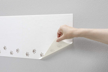 サンコー おくだけ吸着 壁汚れ防止シート 3枚入 25×30 犬用 イヌ おしっこ 飛び散り防止 掃除便利 壁に貼れる 剥がせる 【日本製 消臭 洗える】 ホワイト KV-35