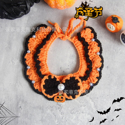 ねこ/犬用品 首輪マフラー サンタマフラー ハロウィンギフト プレゼント お祝い 大人気 着脱簡単 可愛い 散歩 旅行 撮影用 ペット服 記念撮影 INS tiktok かわいい ペット用品 ペット