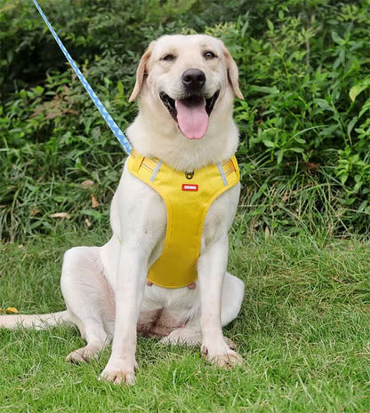 犬ハーネス 犬用 ハーネス 犬用胴輪 反射材料付き 装着簡単 喉にやさしい 小型犬　大型犬 散歩/訓練/お出掛 ペット はーねす 安全 抜けない 軽量 調節可能