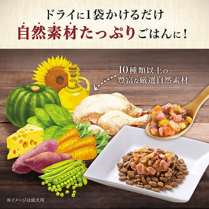 <a href="https://www.qoo10.jp/gmkt.inc/Search/brand.aspx?brandno=56208" target="_blank" class="title_brand" id="btn_brand" title="シュプレモ">シュプレモ</a>ニュートロ　シニア犬用　ミニパウチ　３５ｇX４８袋　お一人様２点限り　ＣＲＣ45―02―53―10―00