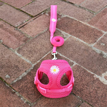 お出かけ おしゃれ 小型犬 2点セット 軽量 ハーネス シンプル お散歩 中型犬 ペット用品 犬用ハーネス リード 犬 ネコ用ハーネス リーシュ 胴輪 145 ペットハーネス 犬用 簡単装着 ハーネス