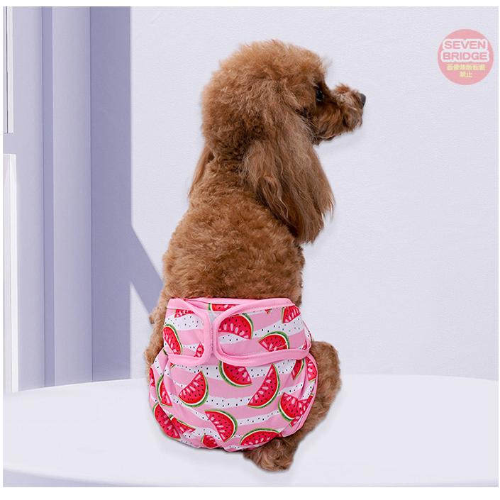 オムツカバー 介護 犬 マーキング防止 マナーパンツ トイレ サニタリーパンツ フルーツ カラフル マナーバンド 吸収 しつけ ドッグウェア
