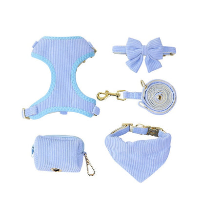 ペット用品 中型犬 2点セット ペットハーネス おしゃれ ハーネス 犬用 軽量 簡単装着 胴輪 ハーネスリードセット 犬用ハーネス お出かけ シンプル 66 お散歩 犬 猫用 小型犬 ネコ用ハーネス