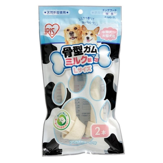 <a href="https://www.qoo10.jp/gmkt.inc/Search/brand.aspx?brandno=49458" target="_blank" class="title_brand" id="btn_brand" title="アイリスオーヤマ">アイリスオーヤマ</a>P-MG-2L 骨型ガム ミルク味 2本