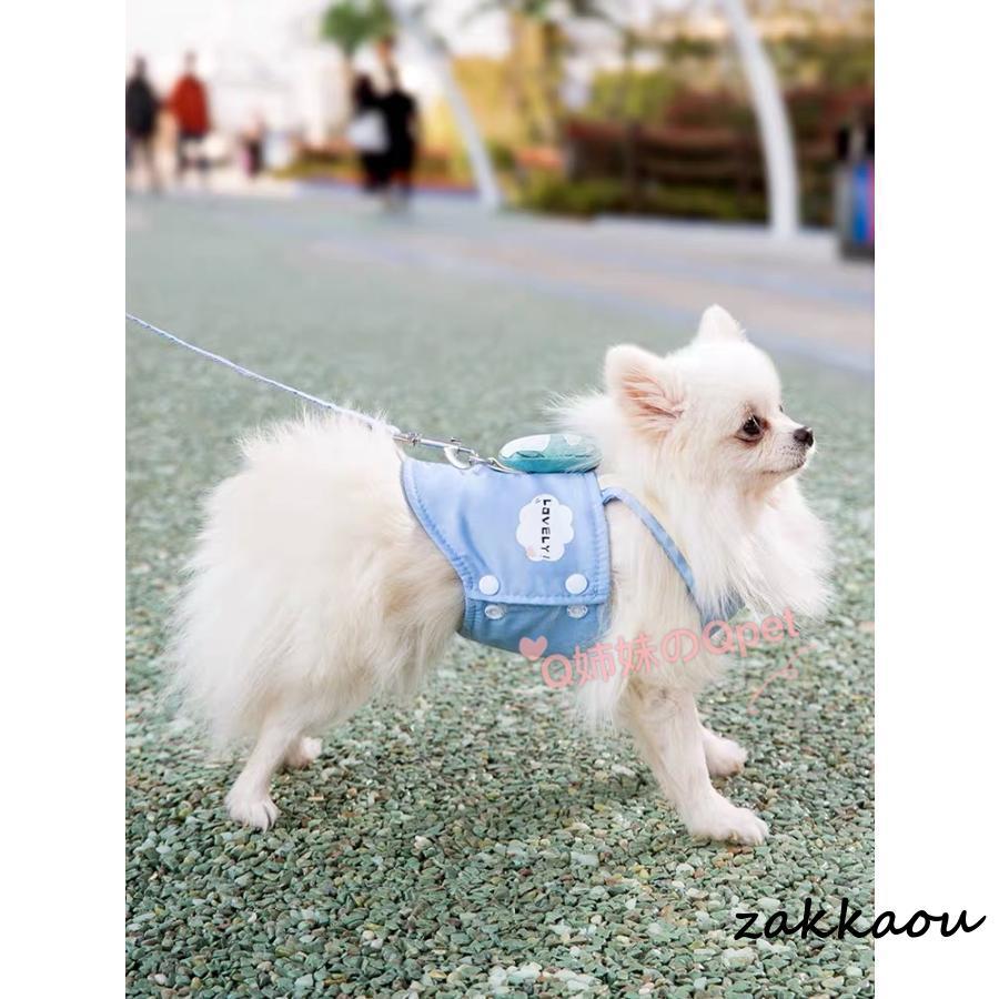 お出かけ リード付 散歩 犬用 ドッグ 恐竜 ハーネス 小型犬 犬 犬服 可愛い ハーネス 熊 ウサギ ハーネスとリード #2008 ペット