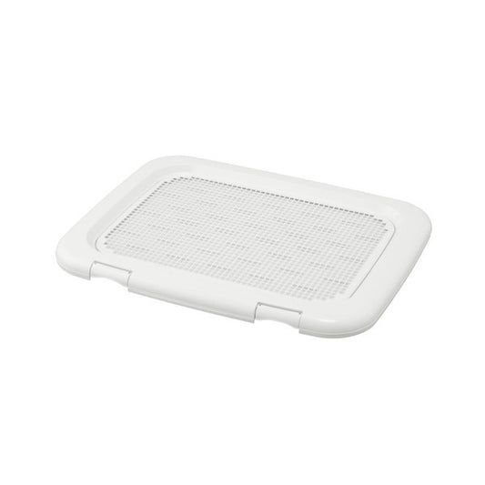 <a href="https://www.qoo10.jp/gmkt.inc/Search/brand.aspx?brandno=49458" target="_blank" class="title_brand" id="btn_brand" title="アイリスオーヤマ">アイリスオーヤマ</a>FTT-635アイボリー フチもれしにくいトレーニングペットトレー メーカー直送