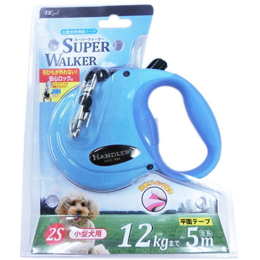 <a href="https://www.qoo10.jp/gmkt.inc/Search/brand.aspx?brandno=105700" target="_blank" class="title_brand" id="btn_brand" title="アース・ペット">アース・ペット</a>ハンドラー 伸縮リードN.2S ライトブルー