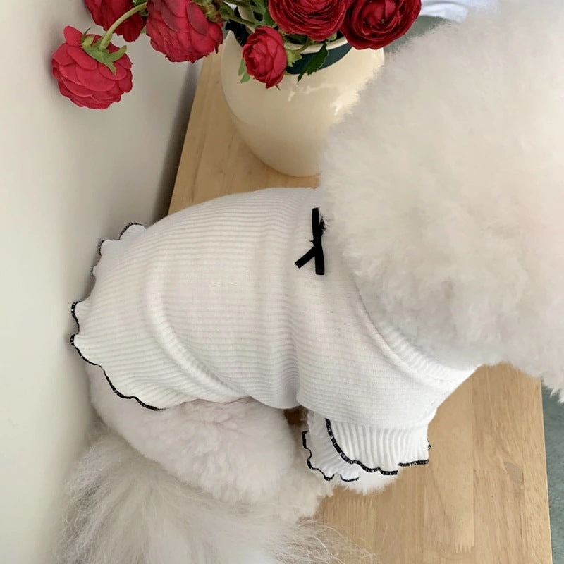 [犬 服]犬 洋服 ins人気商品 ペットボトムシャツスモールパピー犬服
