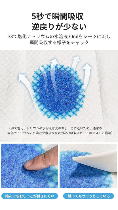 <a href="https://www.qoo10.jp/gmkt.inc/Search/brand.aspx?brandno=109151" target="_blank" class="title_brand" id="btn_brand" title="Honeycare">Honeycare</a>ペットシーツ 薄型 ペットシート　犬猫 サイズ選択可 レギュラー800枚 ワイド400枚 スーパーワイド200枚