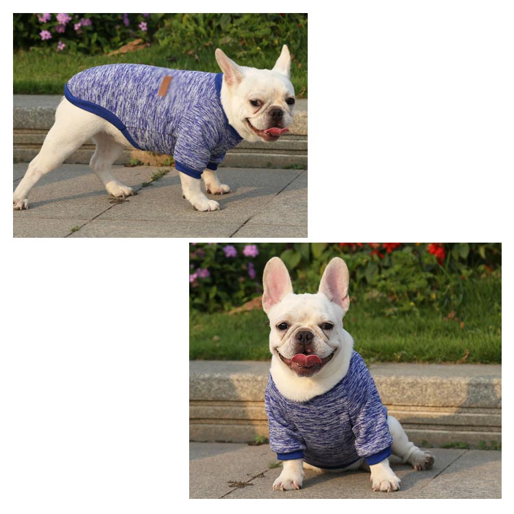 沸騰新柄追加 犬 犬の服 服 犬服 シャツ 長袖 小型犬 中型犬 ドッグウェア フレンチブルドッグ 無地 シンプル おしゃれ カジュアル かわいい ペット服 お出掛け お散歩 カラフルquma