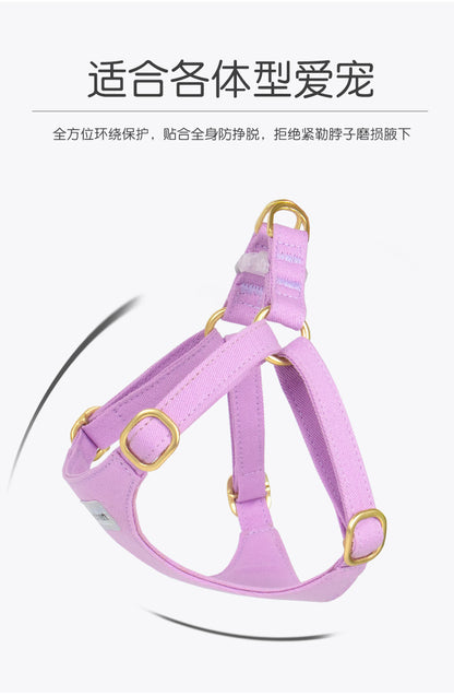 胴輪 シンプル 猫用 おしゃれ ペットハーネス 84 2点セット リーシュ 犬用ハーネス 軽量 お散歩 ネコ用ハーネス ハーネス 簡単装着 小型犬 お出かけ ペット用品 犬用 リード 中型犬 犬 ハー