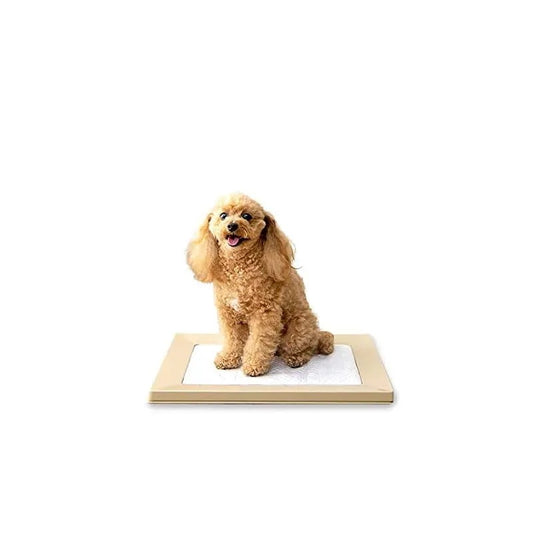 【即納】アイリスオーヤマ 犬 トイレ スクエアドッグトレー 挟むだけ マグネット レギュラー ベージュ 水洗い可