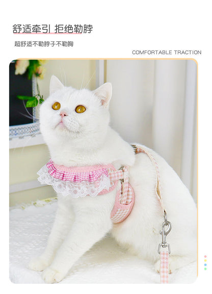 軽量 中型犬 ペットハーネス ペット用品 胴輪 犬用ハーネス 猫用 犬 ハーネス 簡単装着 おしゃれ ハーネスリードセット 小型犬 4 2点セット リーシュ お散歩 リード ネコ用ハーネス 犬用 お出