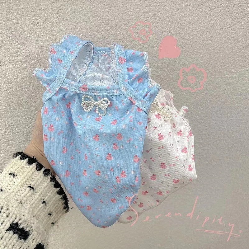 [犬 服]犬 洋服 ins人気商品 ペット服春夏猫服服子犬犬服ホームパジャマ