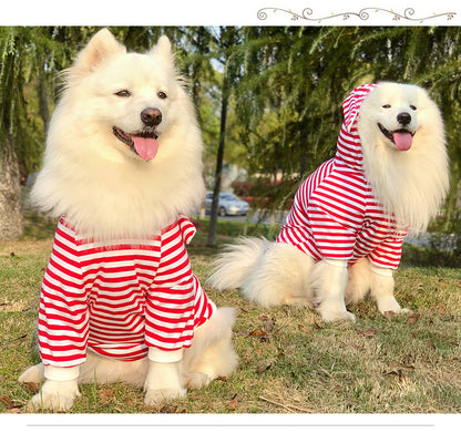【輸送費無料】大型犬服夏サモイドゴールデンレトリバーラブラドール多角形羊飼い中型大型犬春と夏の薄いベスト