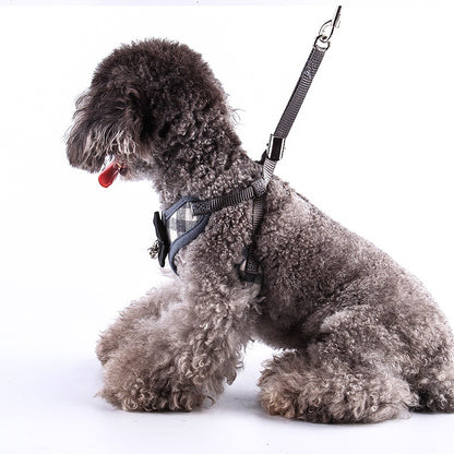 【3日以内に出荷】ハーネス 犬 リード付 ペット ソフトハーネス 胴輪 メッシュ素材 ベスト 小型犬 中型犬 大 ペット