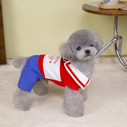 猫 犬 洋服 犬服 ペット服 大中小型犬 ペット用品 犬/猫用 犬の服 ペットウエア 小型犬 中型犬 通気 可愛い ドッグウェア トレーナー 犬 服 ワンピース サロペット ビションフリーゼ 犬猫服