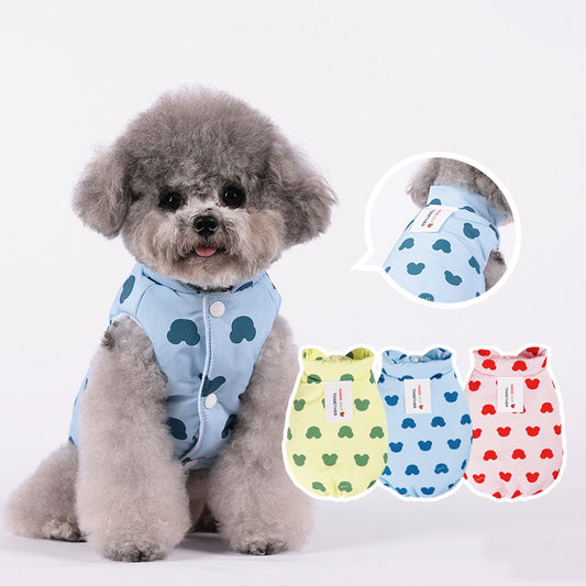 犬服 犬の服 保温 ジャケット 裏起毛チョッキ ベスト ボアベスト 犬 ベスト 防寒 重ね着 ペットウェア ドッグウェア ペット冬服 暖かい 秋冬洋服 小型犬