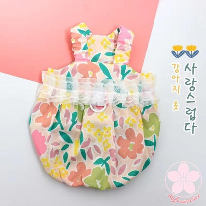 新入荷 ペット 服 安い 犬 春 夏 花 柄 ワンピース かわいい 可愛い ハイブランド 猫 ドッグ ウェア