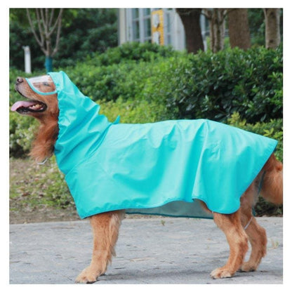 犬のカッパ ペット服 中型 犬用レインコート ドッグウェア 犬レインコート ねこ ハーネス付け可能 カッパ 犬服 帽子付 軽量 犬 いぬ リード穴