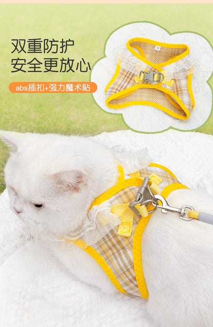 中型犬 軽量 シンプル 胴輪 ハーネスリードセット 小型犬 ペットハーネス 猫用 簡単装着 犬 リーシュ ネコ用ハーネス ペット用品 2点セット お出かけ お散歩 リード 犬用ハーネス 76 犬用 ハ