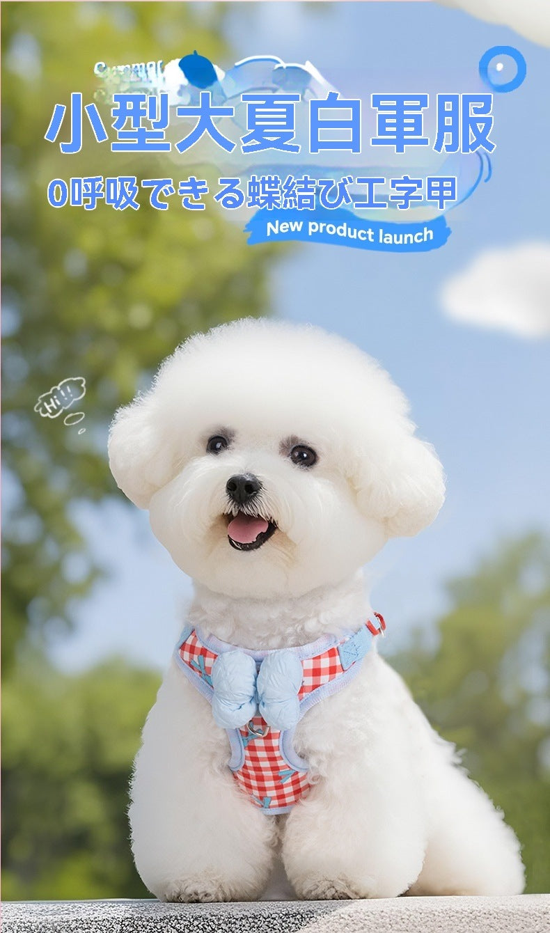 ペット用リード ハーネス リード 犬 2点セット 犬猫兼用 胴輪 脱げない 簡単 小型犬 中型犬 大型犬 散歩 ペット ストレスフリーで快適お散步
